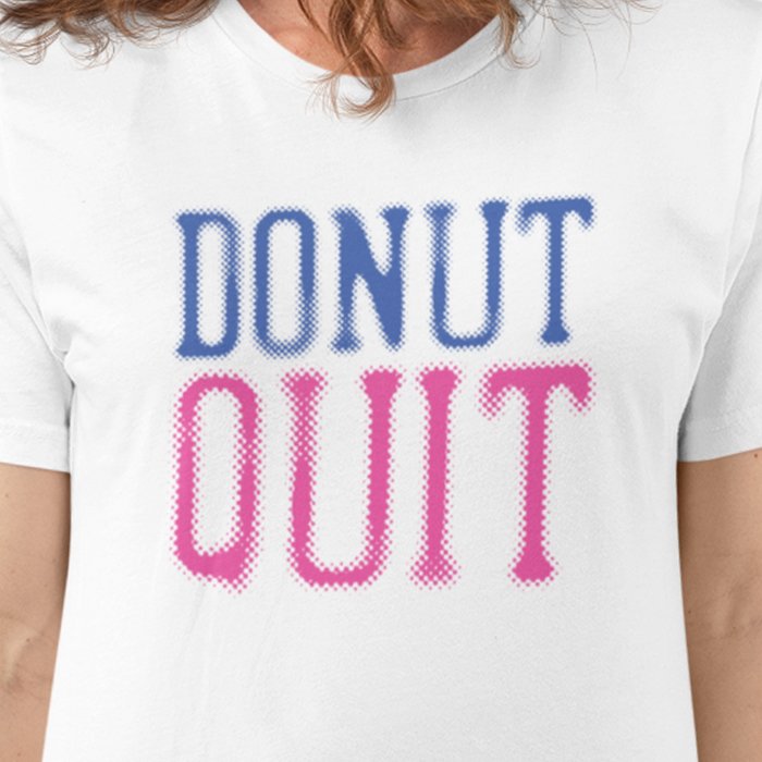 Blurred Donut Quit Unisex T-shirt
